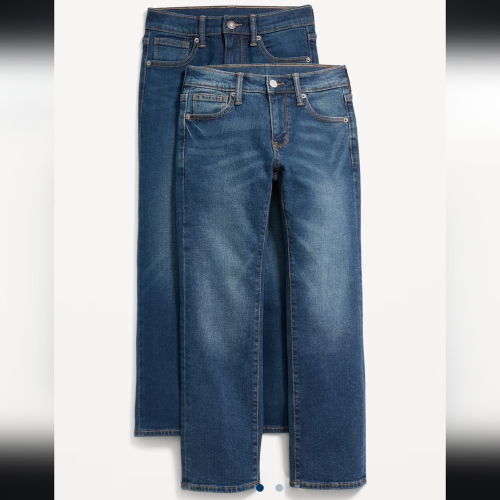 ⏰️ Old Navy Big Kid Built in Flex Straight Leg Jeans